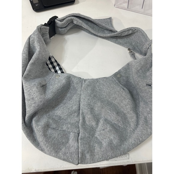 Tomkas Dog Carrier Sling Small Dogs & Cats Gray Adjustable Pet Shoulder Bag - Picture 6 of 6